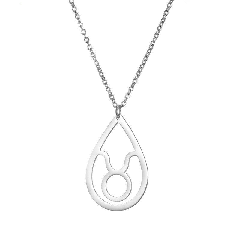 Taurus Constellation Titanium Clavicle Necklace