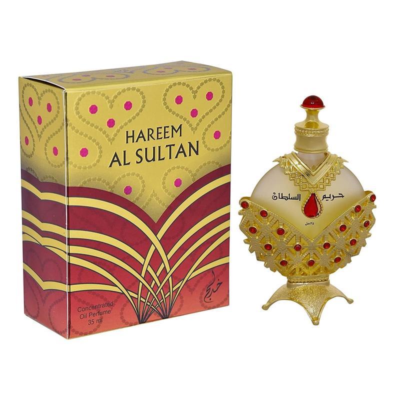 KHADLAJ PERFUMES Hareem Al Sultan Gold Concentrated Perfume Oil For Unisex, 1.18 Ounce