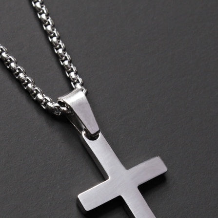 Simple cross necklace