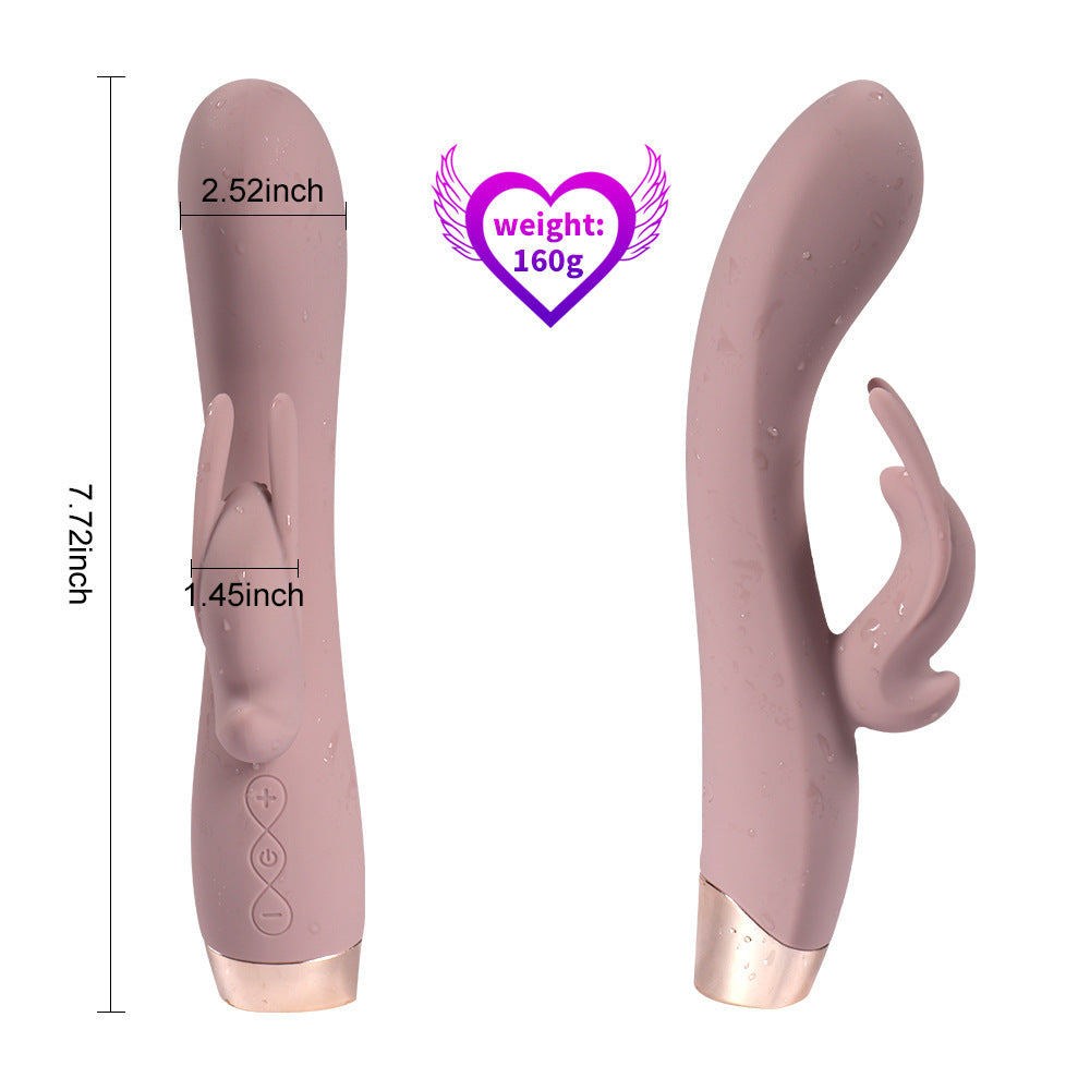 Rabbit G-spot Rechargeable AV Frequency Conversion Female Double Shock