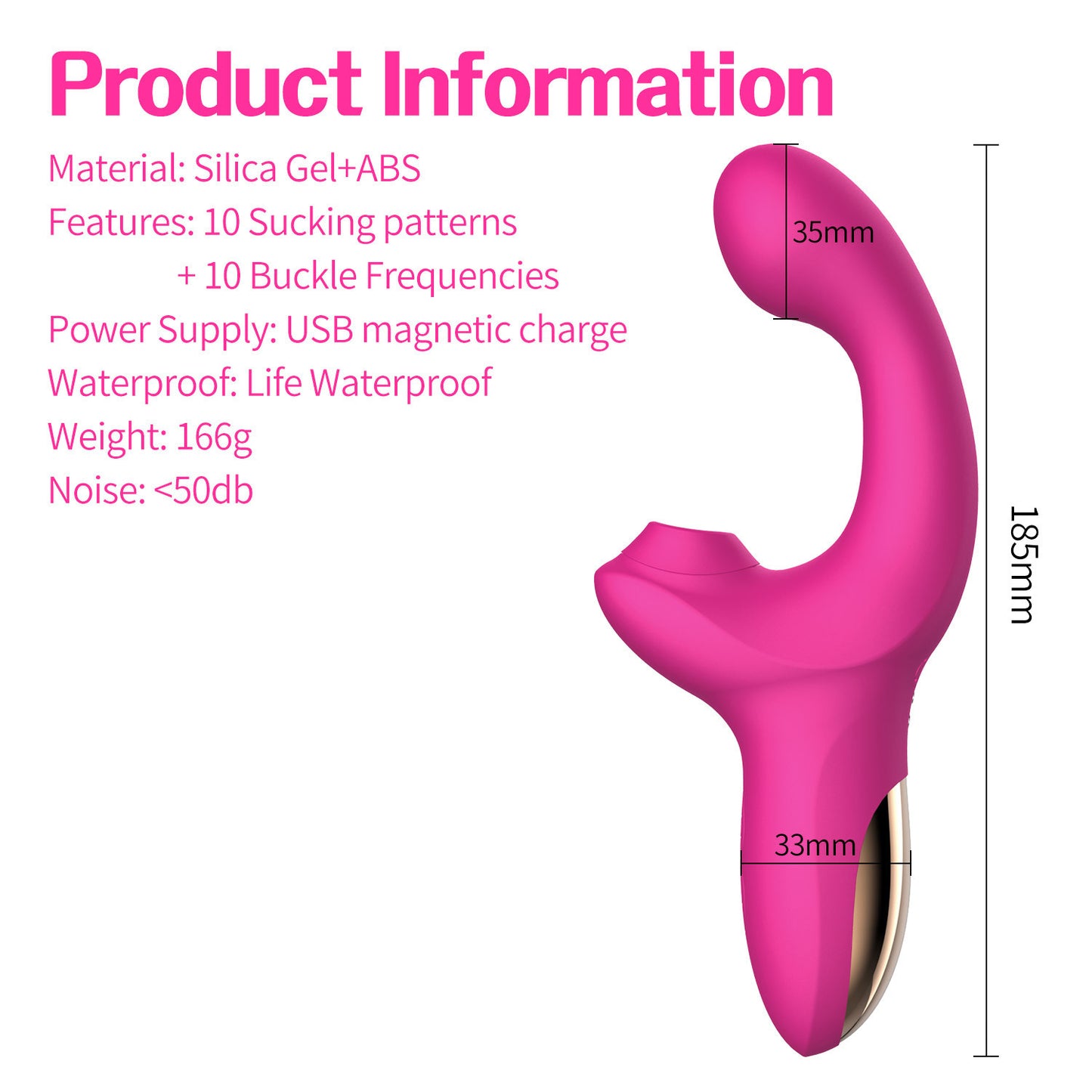 G-spot Massage Finger Button Multi-frequency Sucking Massager