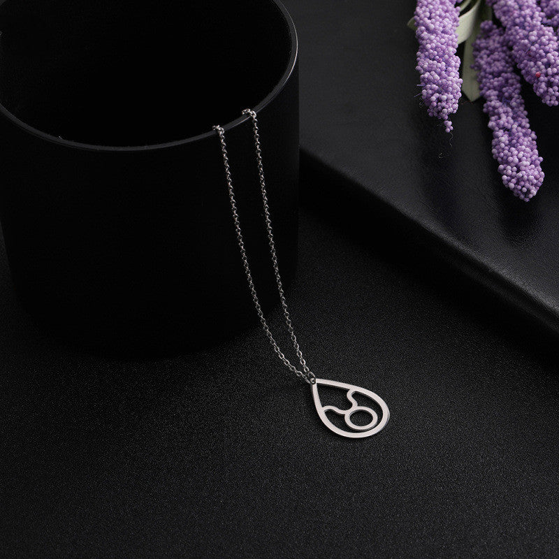 Taurus Constellation Titanium Clavicle Necklace