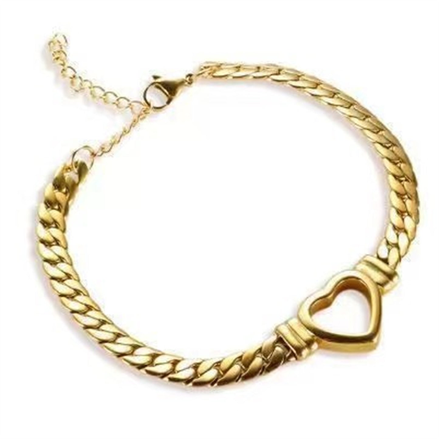 Love Chain Necklace Bracelet For Women Fashion Titanium Steel Non-fading Clavicle Chain Jewelry