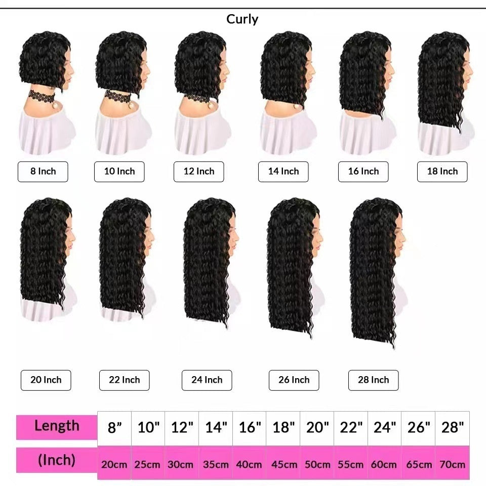 13x4 front Lace Long Curly Hair