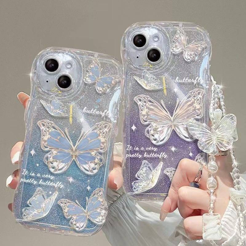 Phone Case Wave Fairy Butterfly Applicable