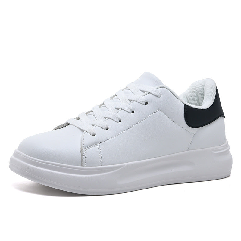 White Shoes Leather Waterproof Leisure Sneaker