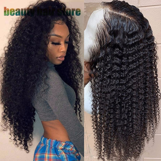 Brazilian Kinky Curly Lace Front Human Hair chipping in 3days