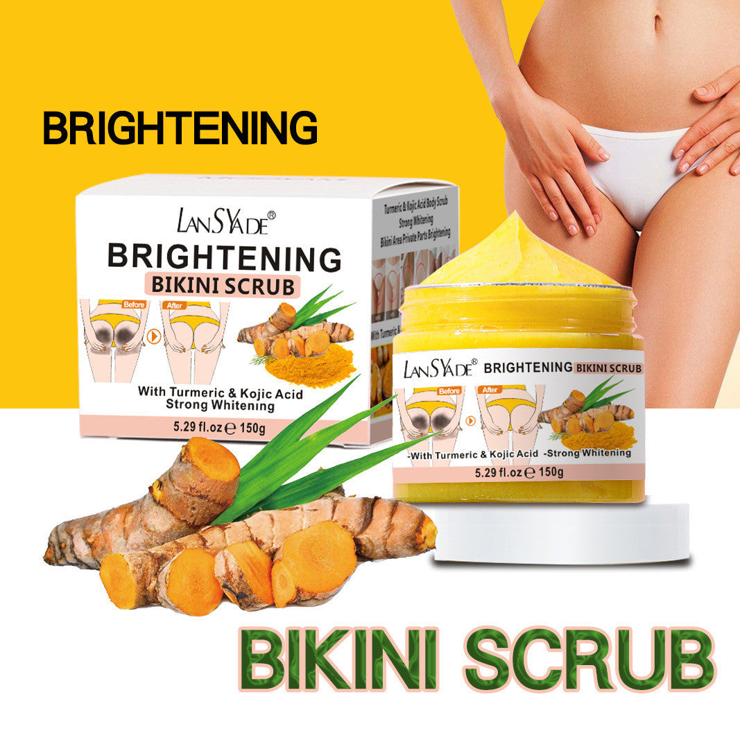 Brightening And Rejuvenating Kojic Acid Turmeric Facial Scrub