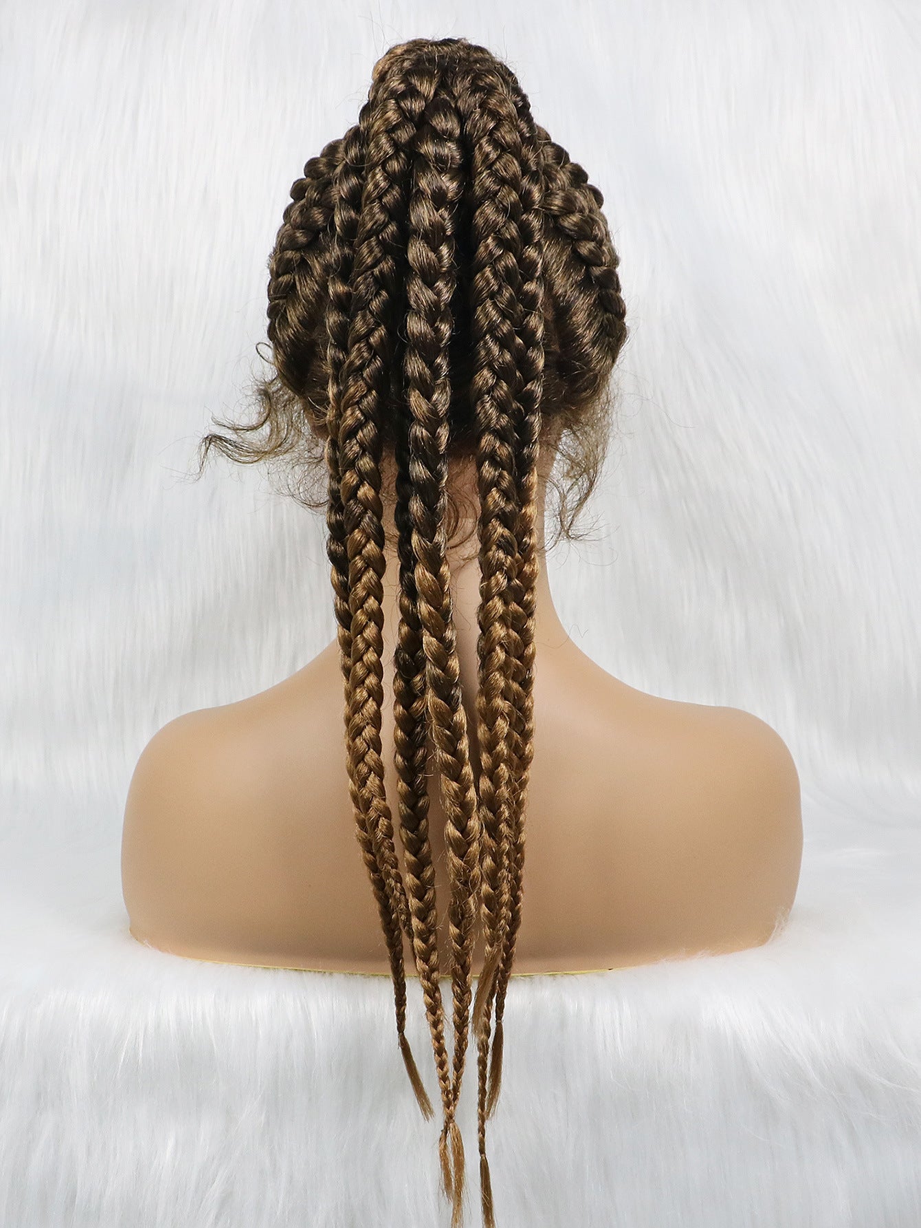 Braided Lace Front Synthetic Wig Braids African Braiding Hair