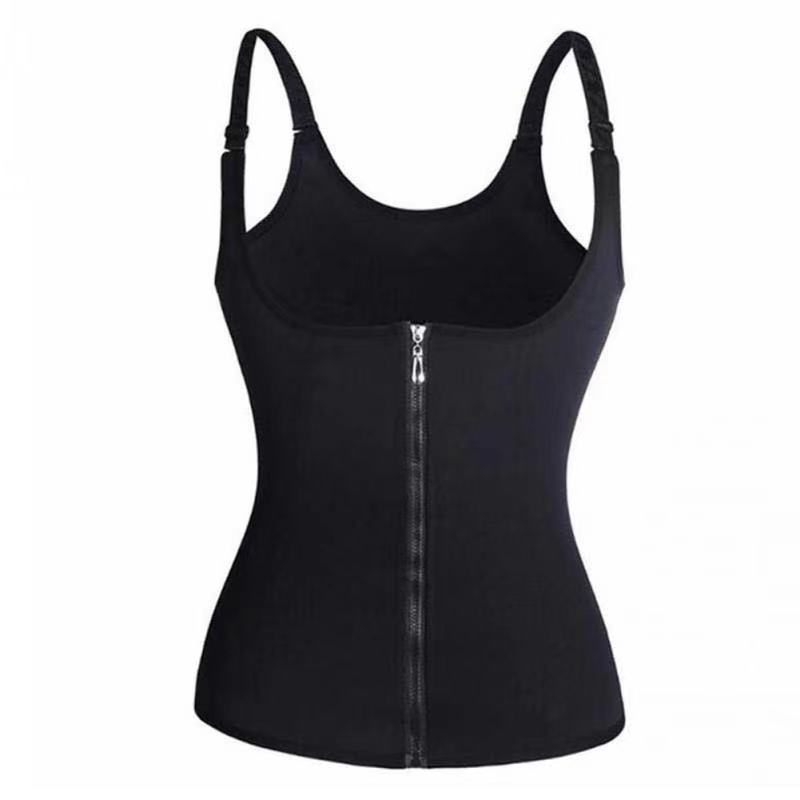 Women's Zipper Bodybuilding Belly Contraction Corset